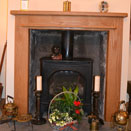 Bespoke oak fireplace in Chester