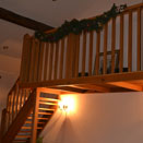 Handcrafted oak staircase